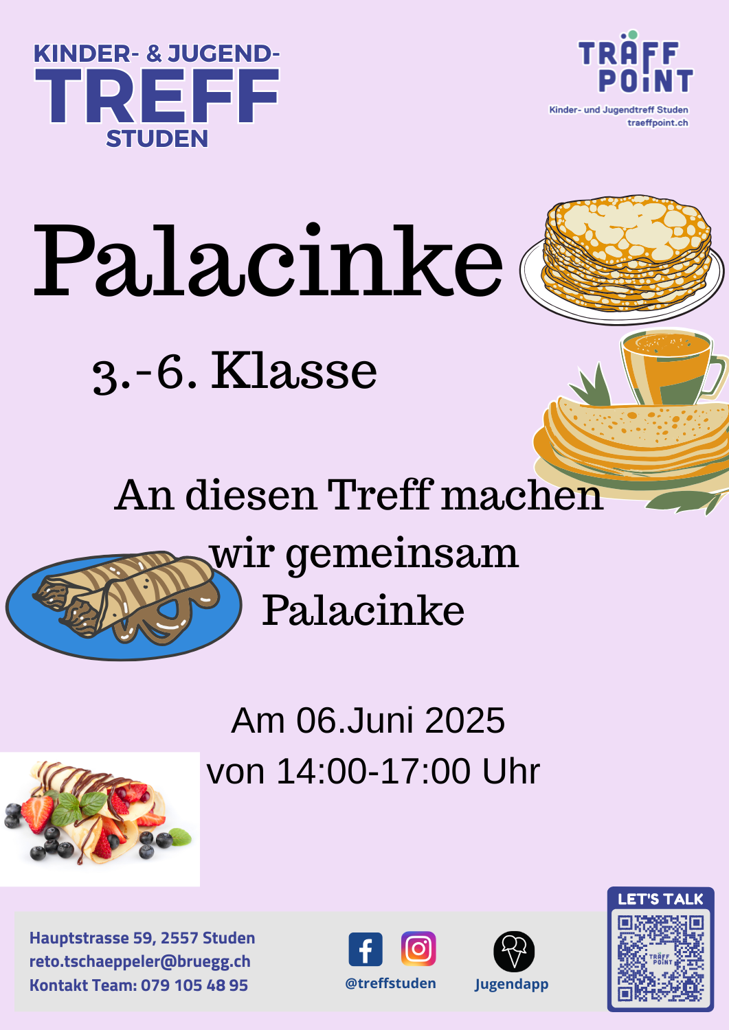 Palacinken kochen Studen 2025